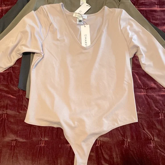 Marste Bodysuits Size 12-14 Bundle of 3 NWT - Picture 2 of 6